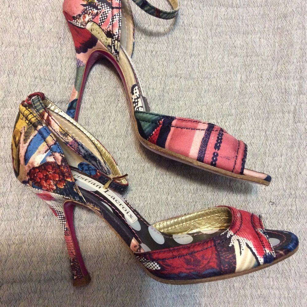 Vintage Christian Lacroix pumps. - Picture 6 of 8